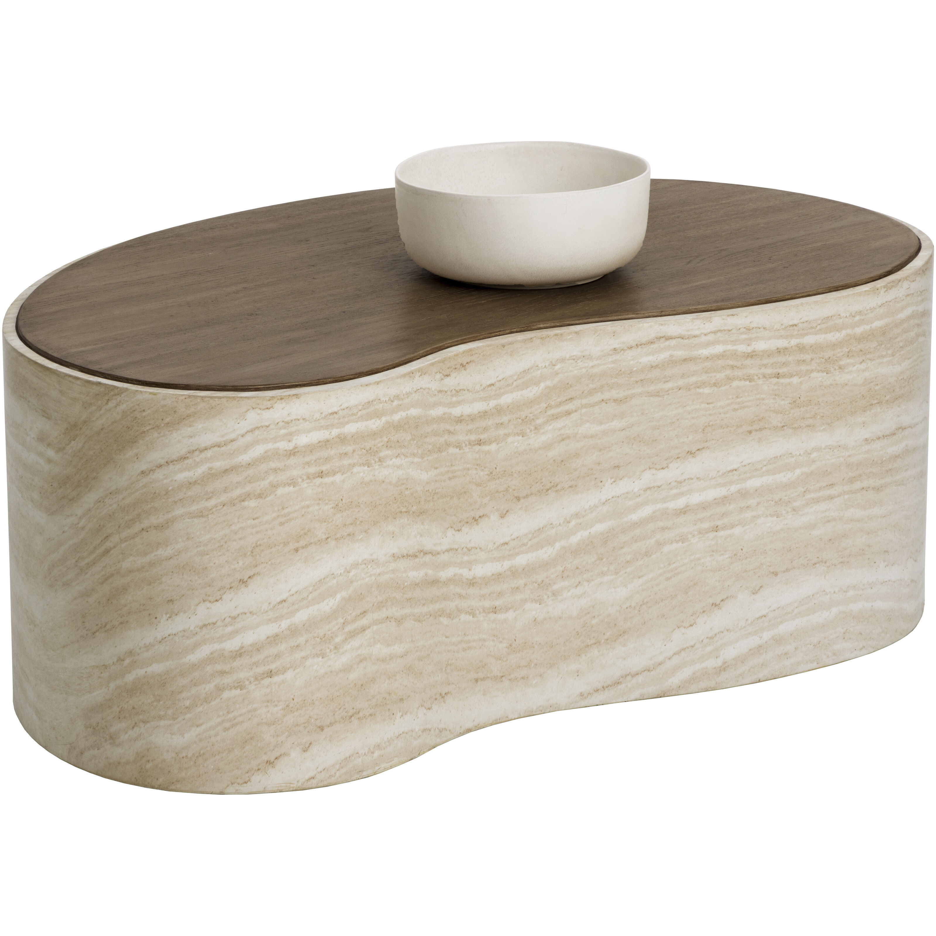 Ishiko 44 X 28 inch Light Brown / Warm Brown Outdoor Coffee Table